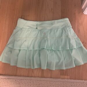 Lululemon Run Pace Setter Skirt Mint Green
